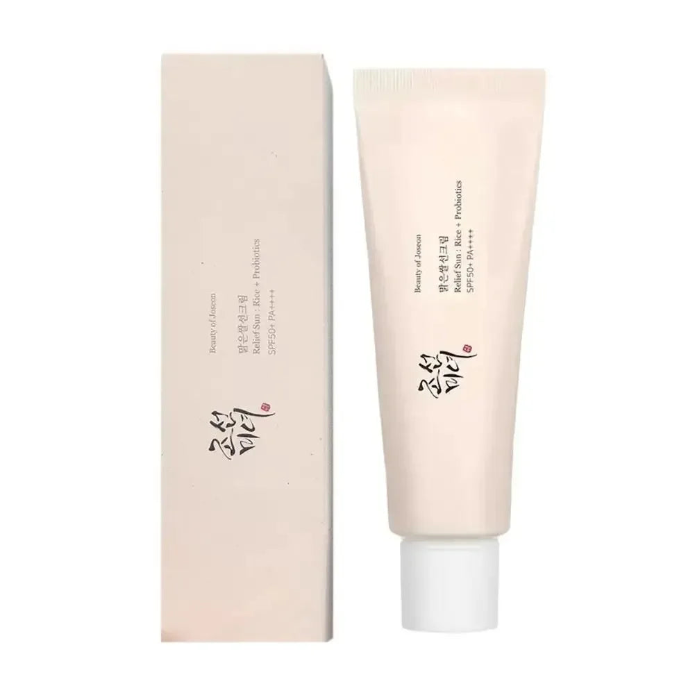 Korean Rice & Probiotic Sunscreen SPF 50+ PA++++ | Hydrating & Brightening
