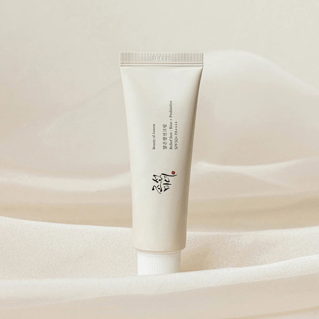 Korean Rice & Probiotic Sunscreen SPF 50+ PA++++ | Hydrating & Brightening