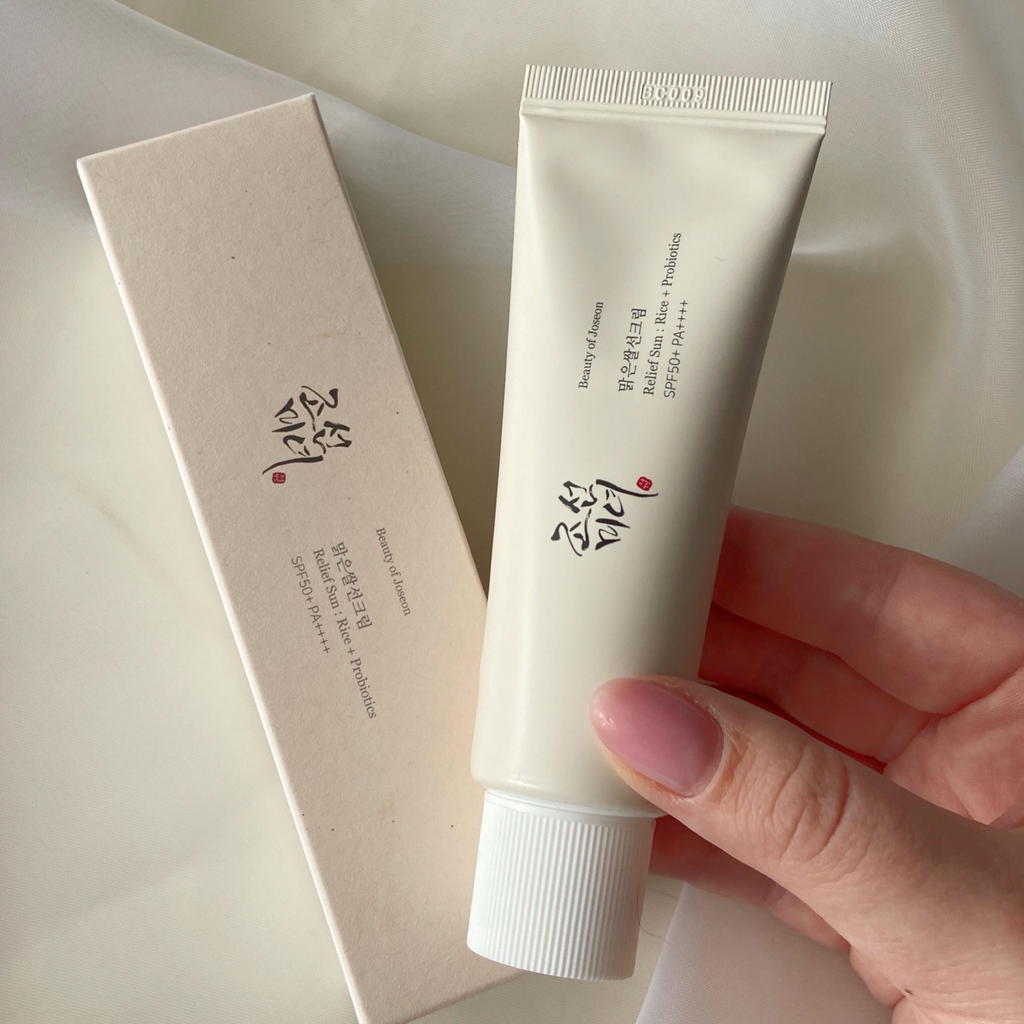 Korean Rice & Probiotic Sunscreen SPF 50+ PA++++ | Hydrating & Brightening